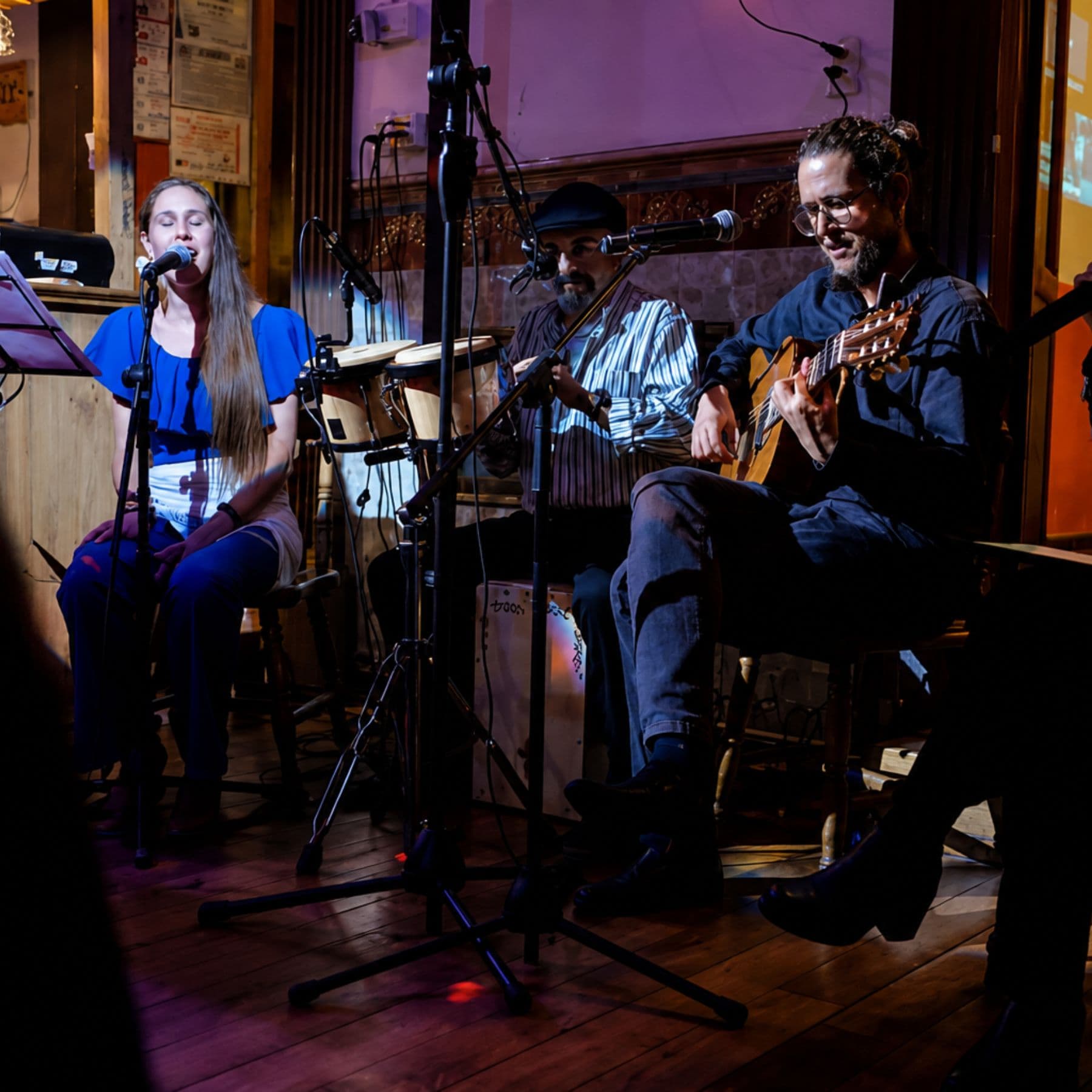 Música en vivo en el espacio cultural