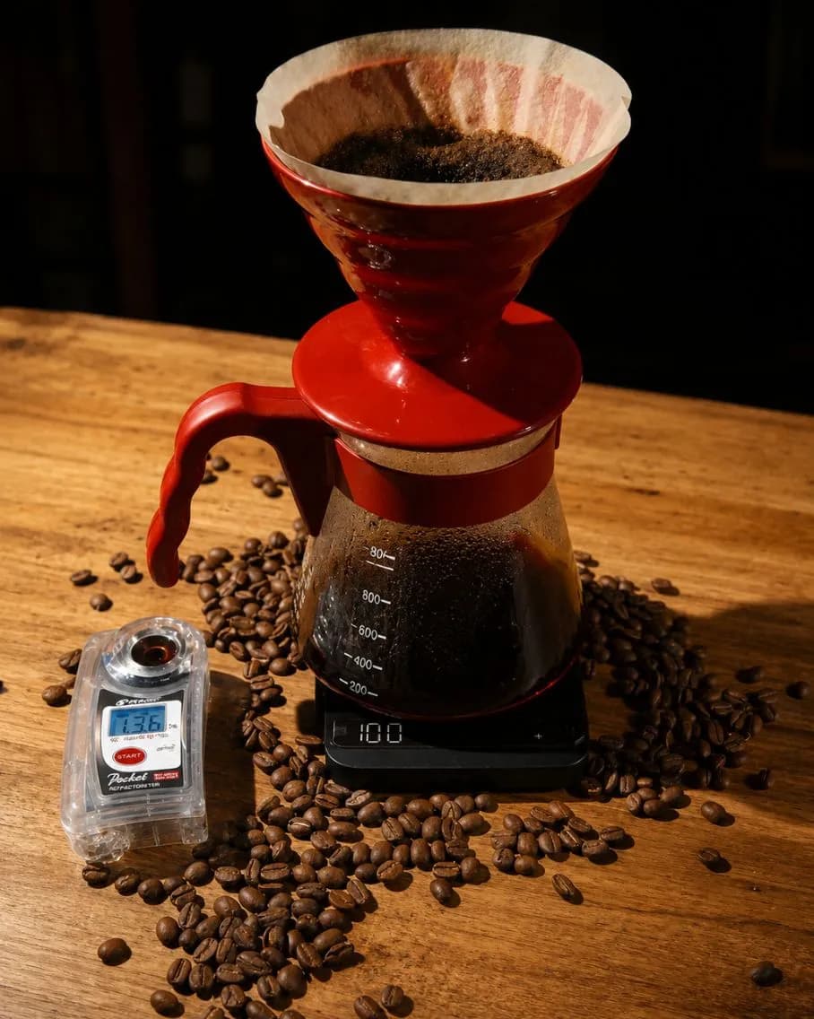 Preparación de café de especialidad mediante método V60